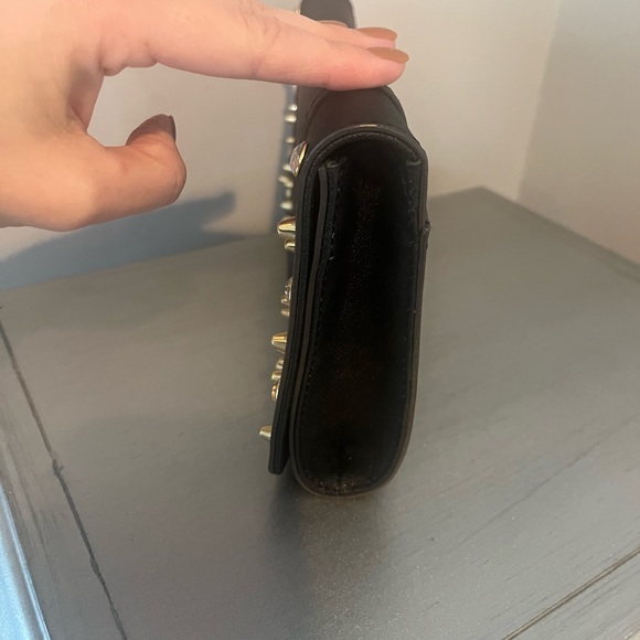 Rebecca Minkoff black studded clutch - Picture 11 of 12